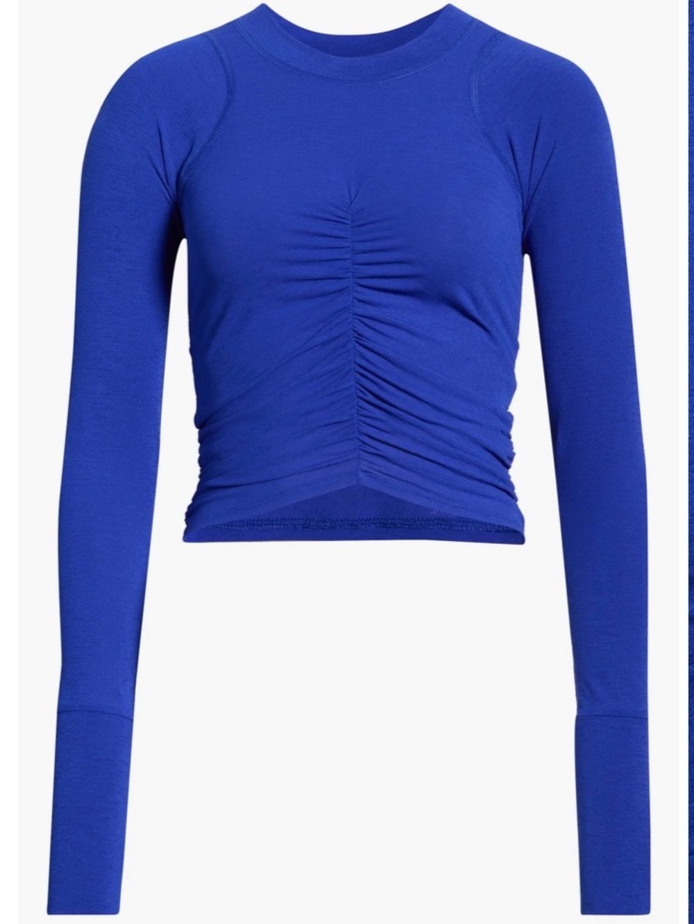 FP Movement Tempo Ruched Long Sleeve T-Shirt Nordstrom NEW Electric Shock Sz L - Picture 5 of 14